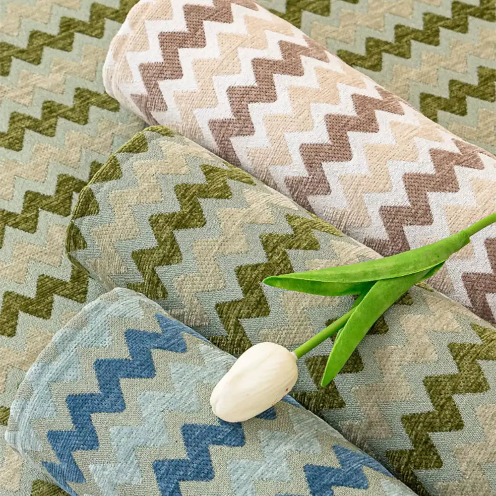 Chenille Art Corrugated Breathable Non-slip Sofa Cover