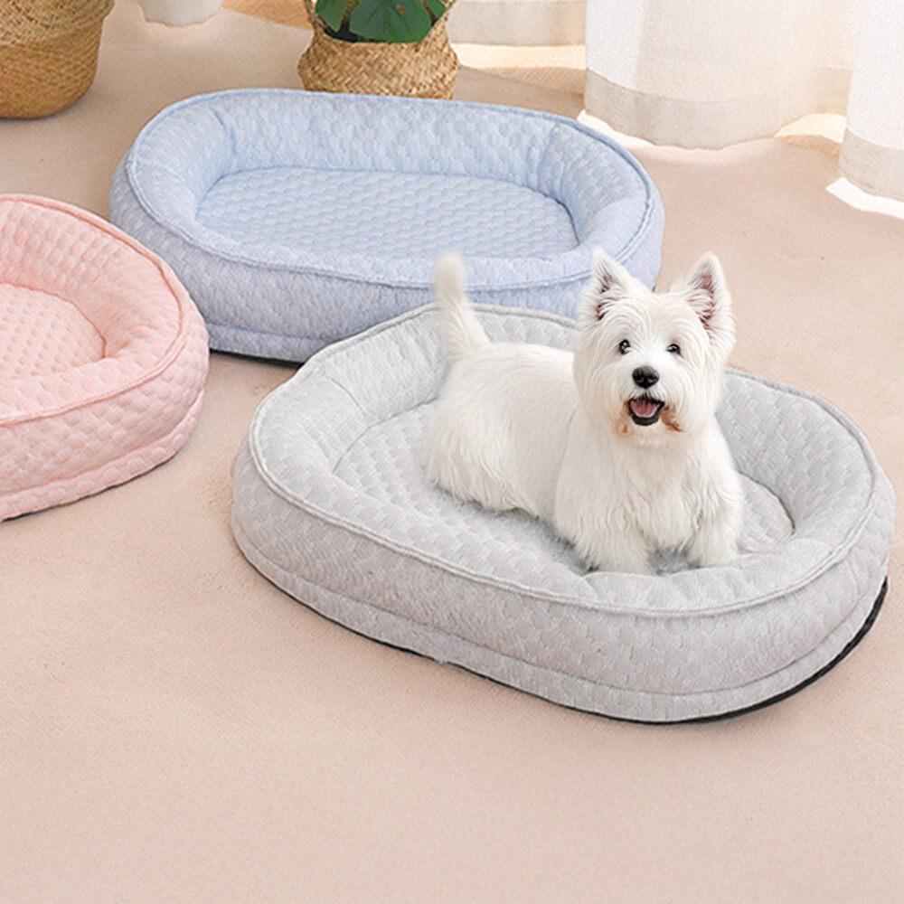 Cooling Comfort Elevated Donut Oval Dog Bed