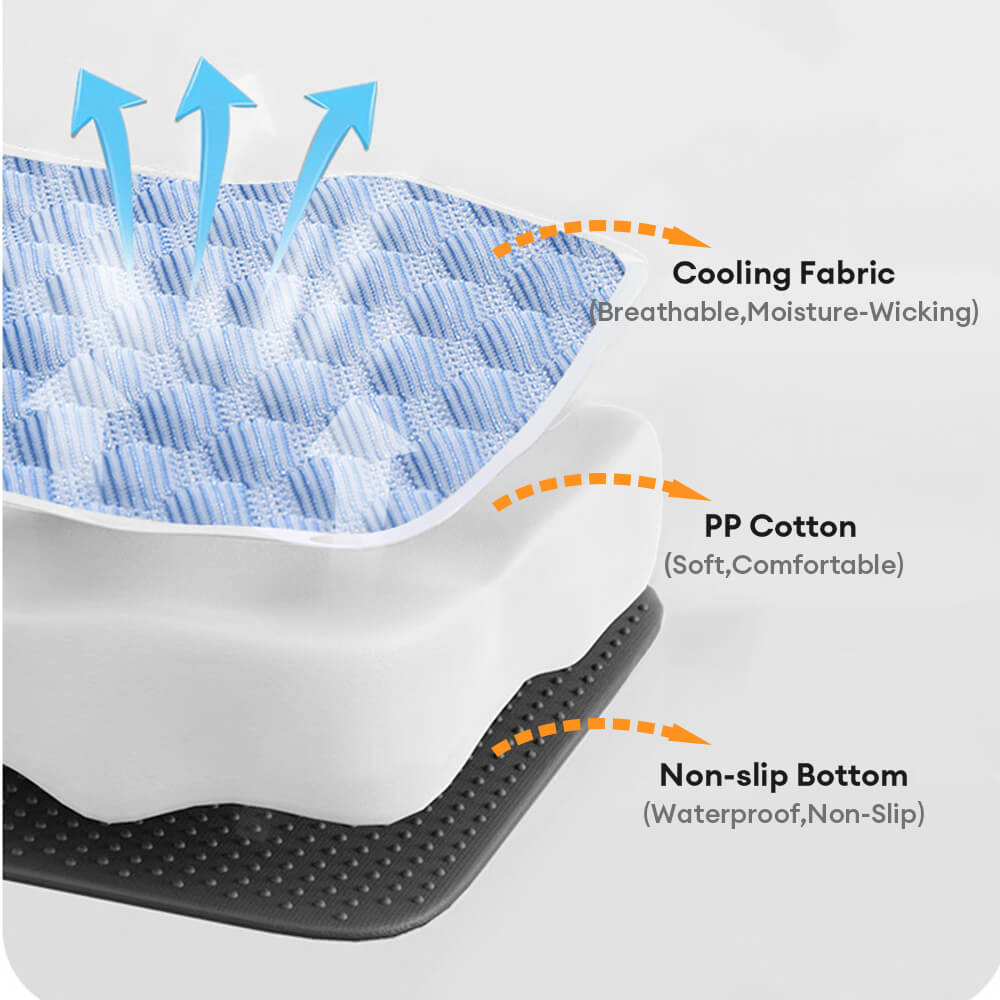 Cooling Comfort Elevated Donut Oval Dog Bed