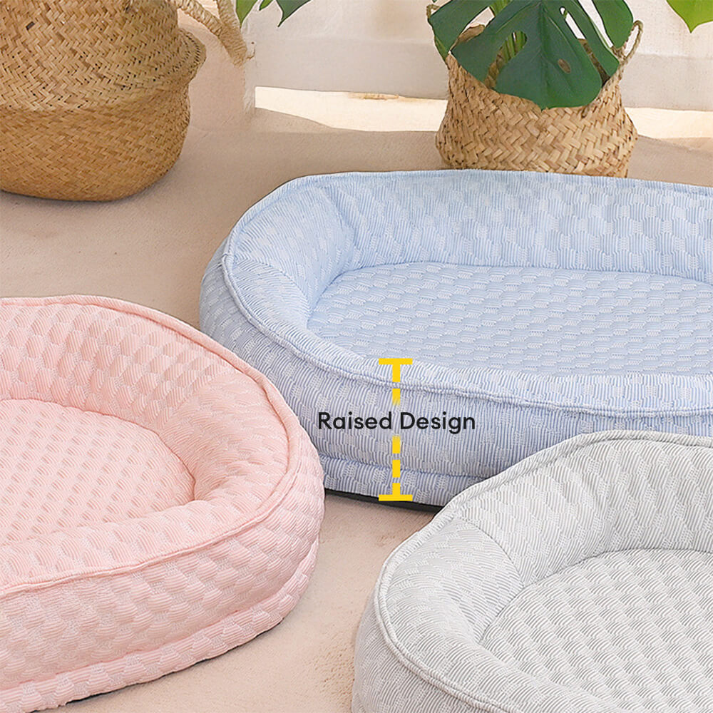 Cooling Comfort Elevated Donut Oval Dog Bed