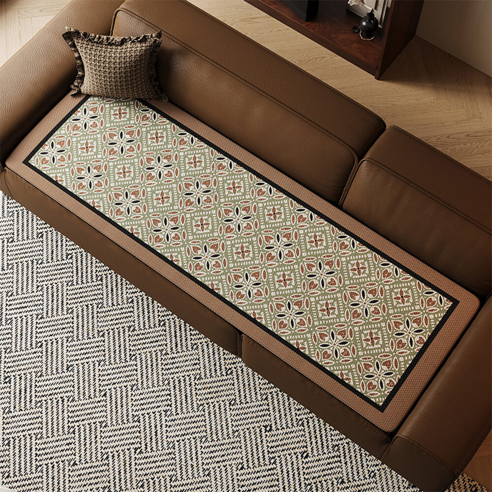 Elegant Bohemian Ice Silk Breathable Sofa Cover