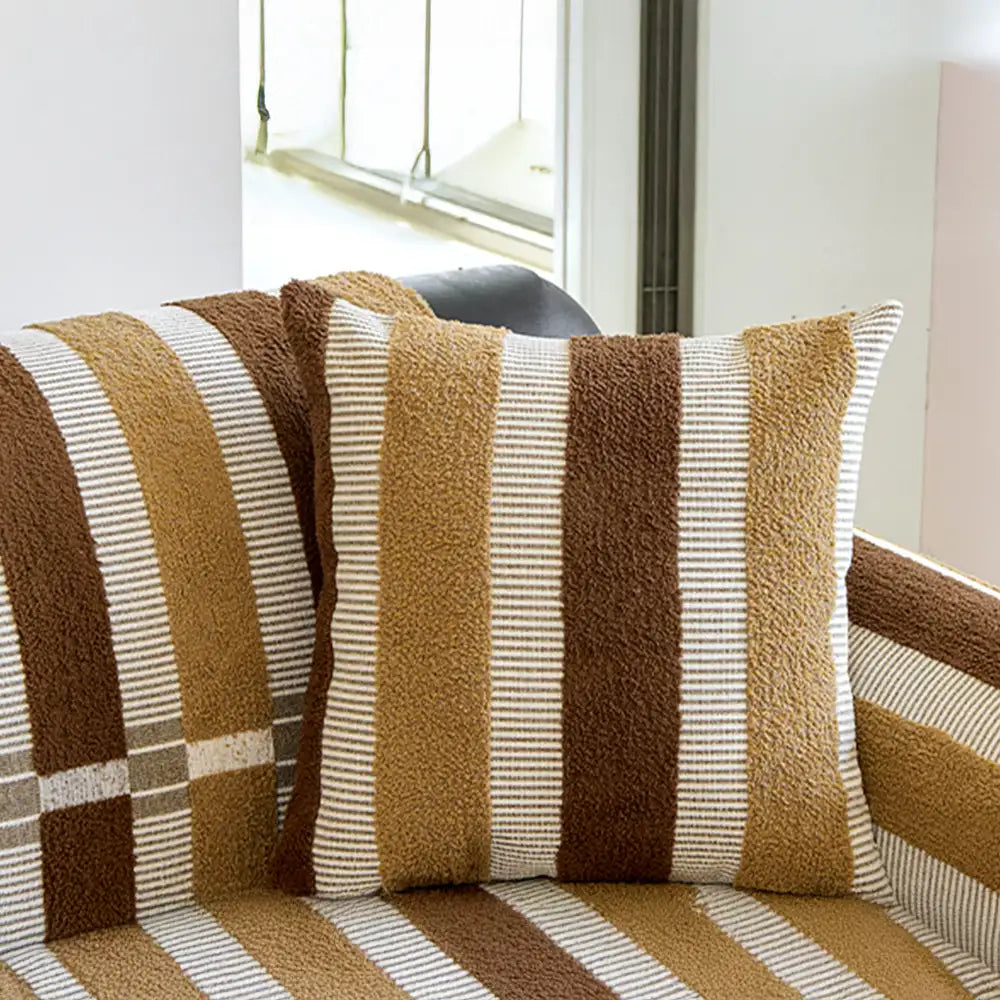 Mid-Century Modern Chenille Scratch-Resistant Furniture Protection Non-Slip Sofa Cover