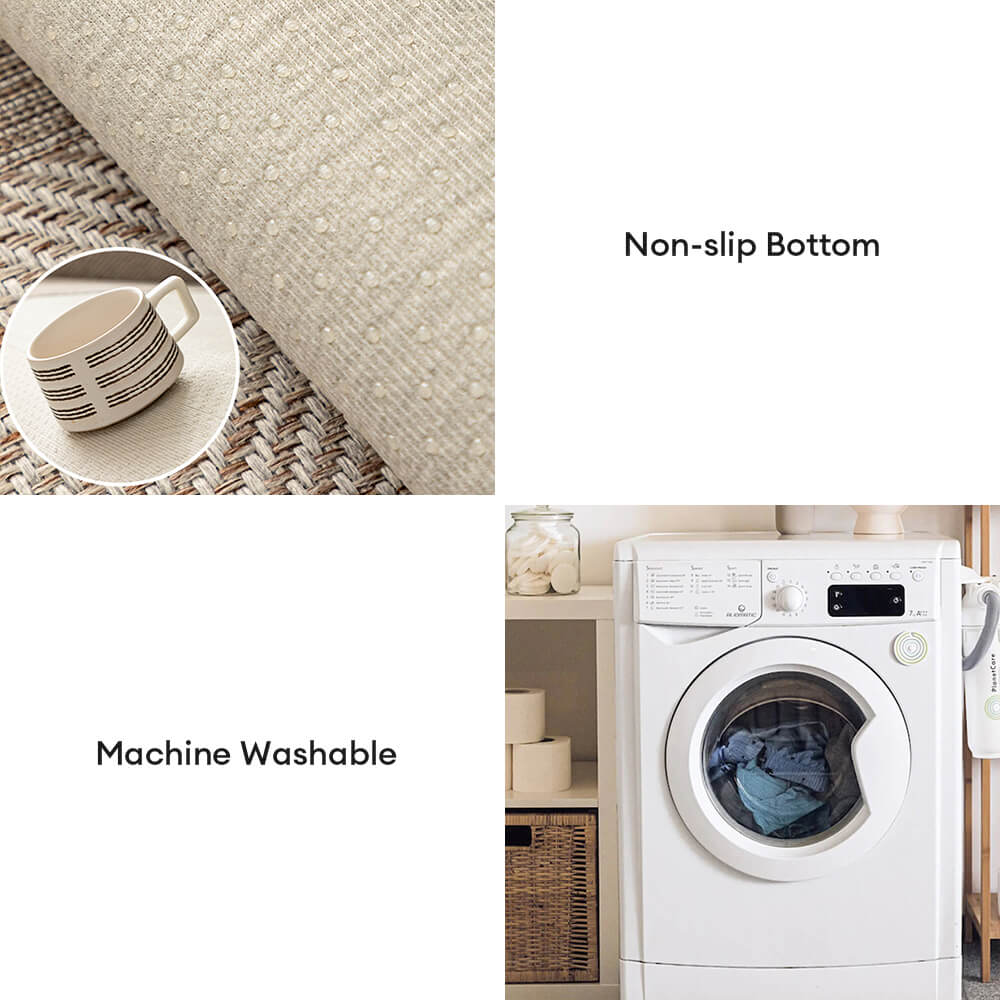 Minimalist Herringbone Weave Breathable Faux Linen All-Season Sofa Cover