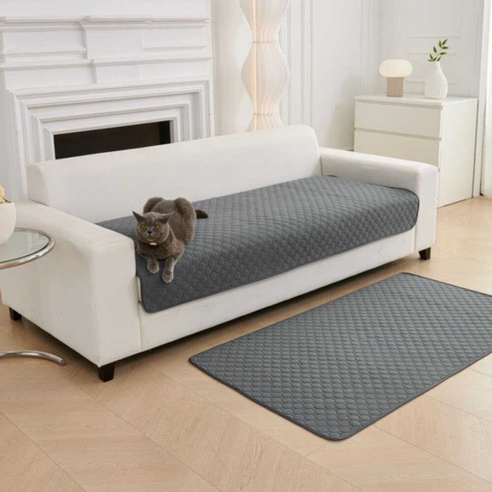 Multi-Purpose Absorbent Leakproof Washable Pet Mat for Sofa and Bed