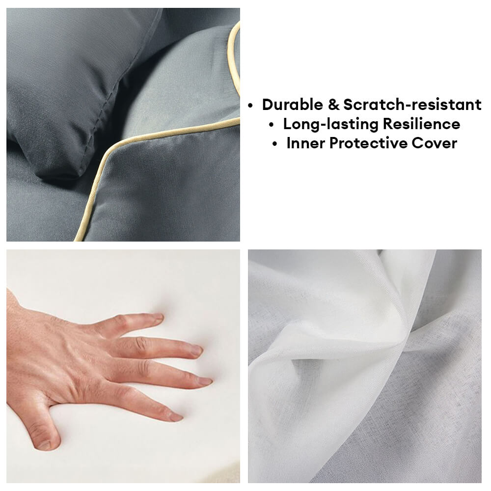 Nordic Style Waterproof Anti-Scratch Washable Dog Sofa Bed with Pillow