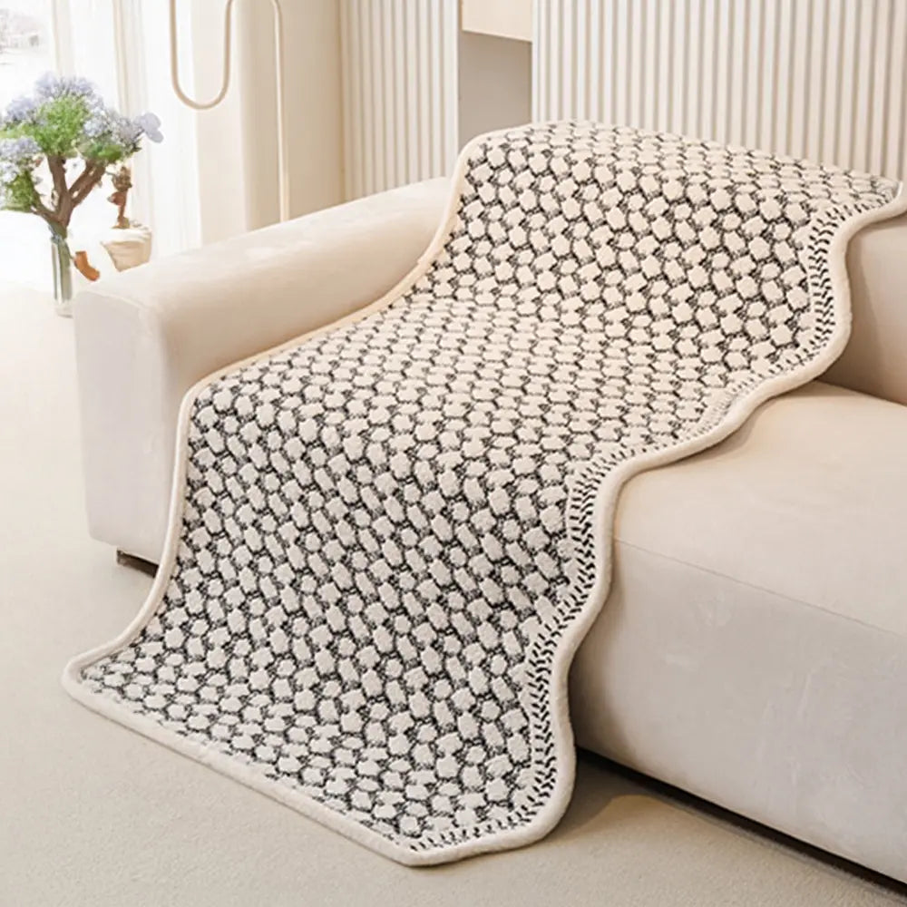 Vintage Classic Chenille Scratch Resistant Couch Protective Sofa Cover