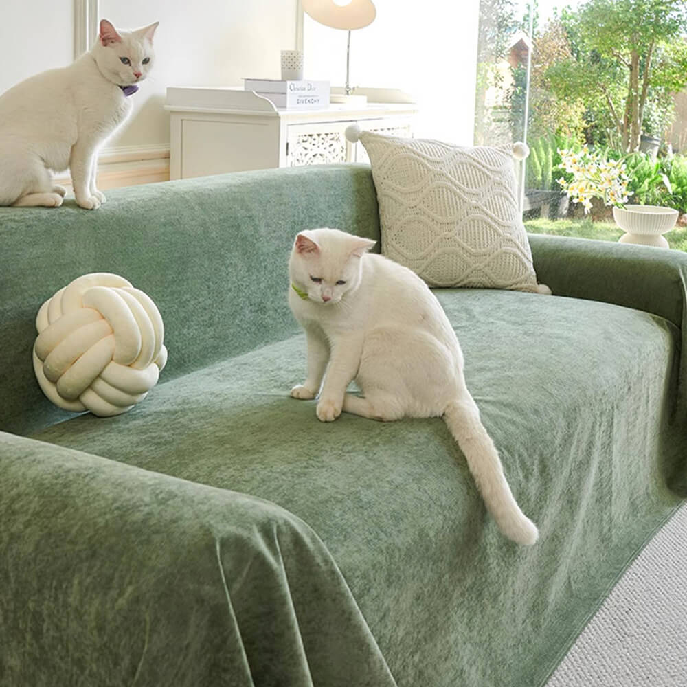 Soft and Waterproof Scratch-Resistant Non-Linting Throw Sofa Cover