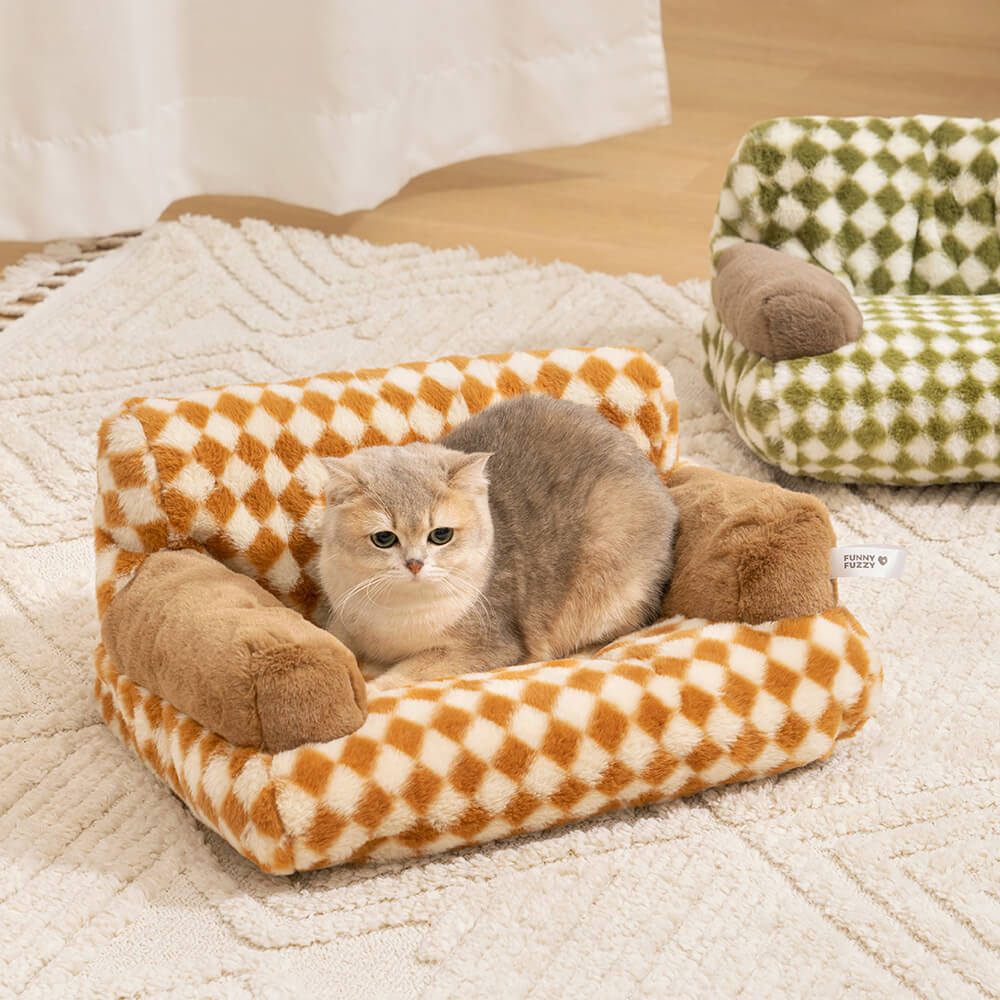 Vintage Leisure Diamond Pet Sofa Bed