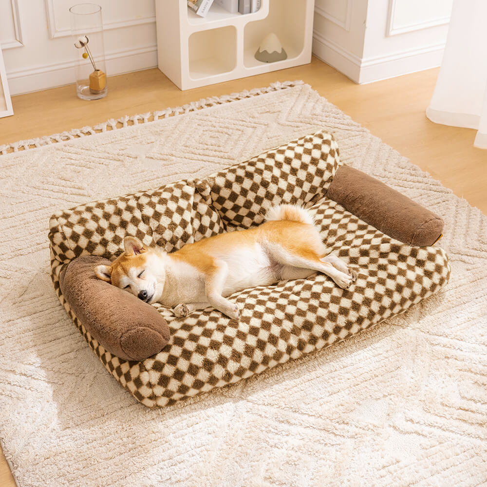 Vintage Leisure Diamond Pet Sofa Bed