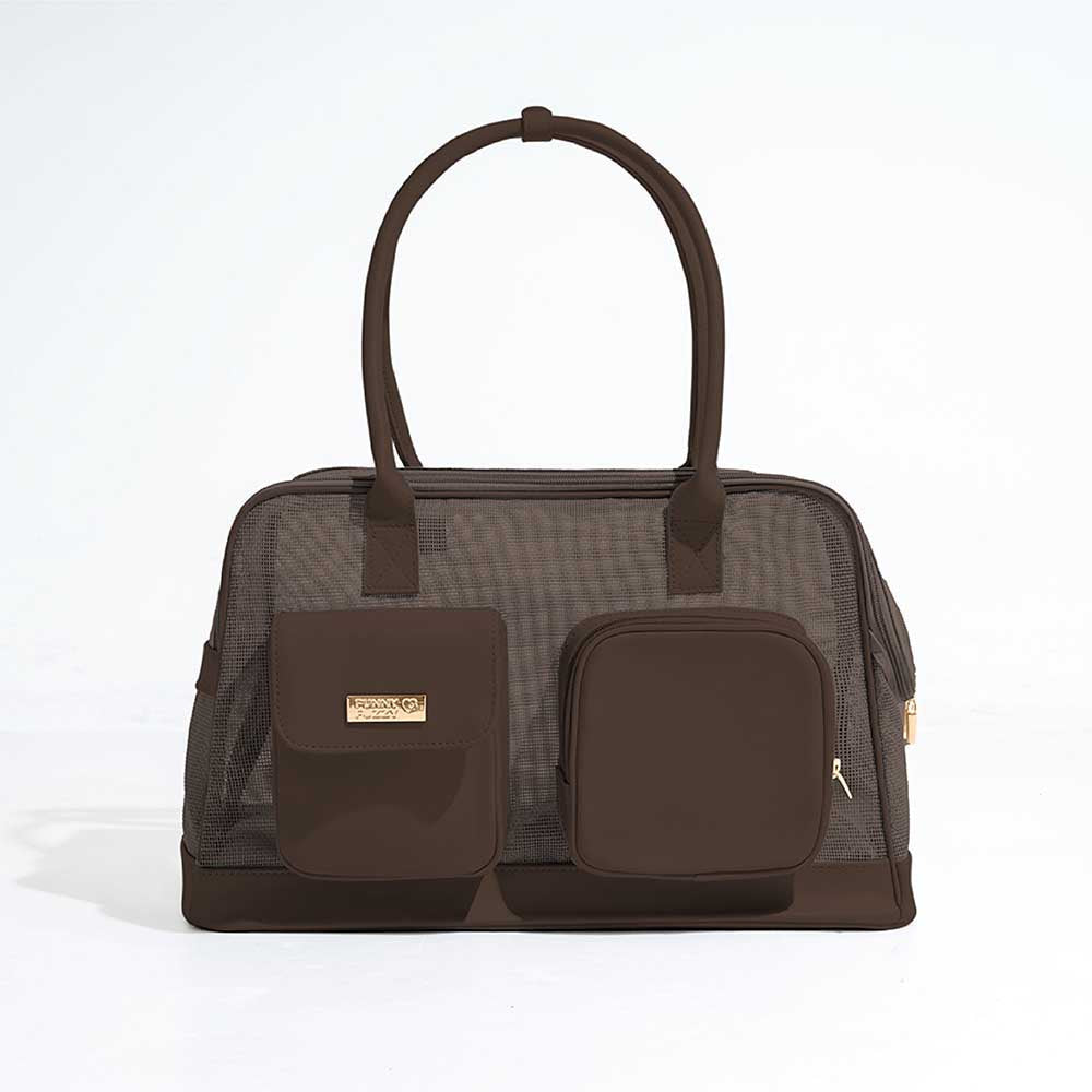 Lightweight Breathable Mesh Safe Pet Carrier - Urban Ease