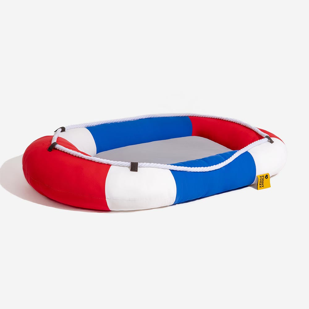 Summer Cooling Waterproof Boat-Shaped Pet Bed with Pillow – Chill Raft