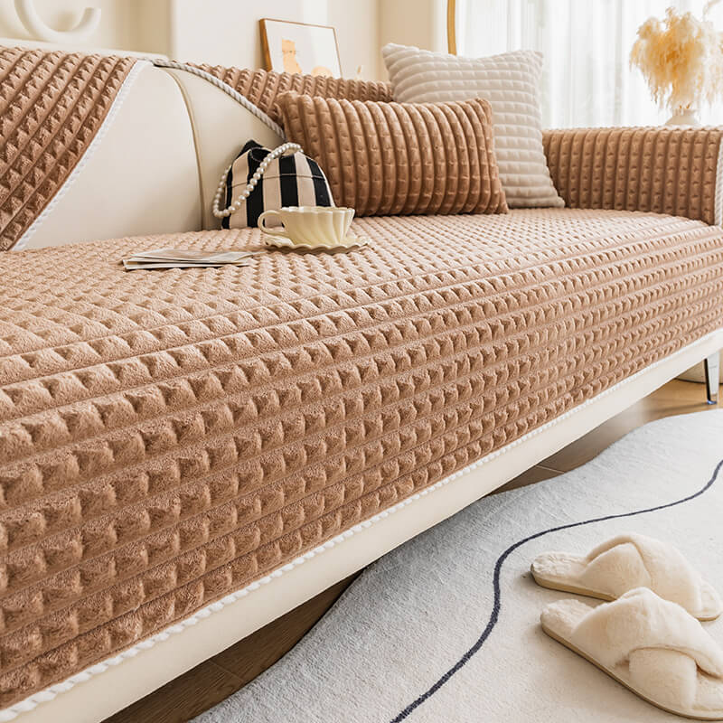 Warm Flannel Pet Friendly Furniture Protector Sofa Cover