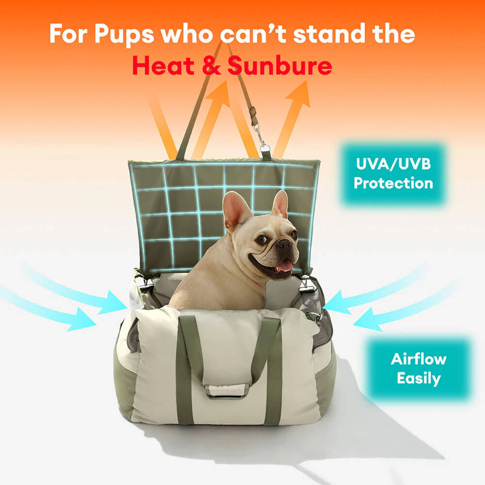 Waterproof Breathable Dog Booster Car Seat- Pup Rover