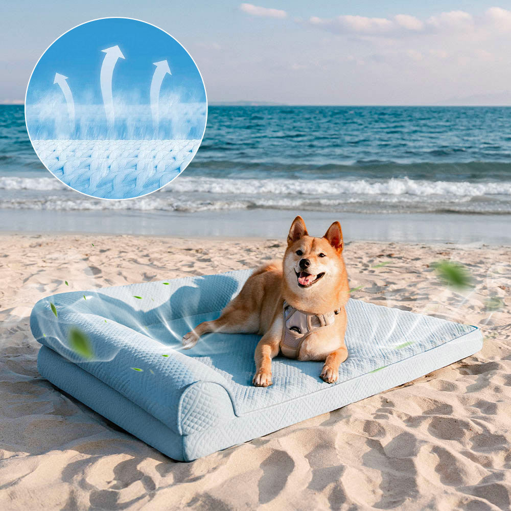 Large Cooling Breathable Non-Slip Orthopaedic Dog Bed